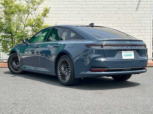 トヨタ クラウン Z 茨城県 2024(令6)年 1.2万km マッシブグレー ブラックパッケージ/純正ナビ/車外カメラ（バック・サイド）/ブラインドスポットアシスト/デジタルインナーミラー/ETC2.0/レーダークルーズコントロール/メモリ機能付きパワーシート/シートヒーター/エアシート/コーナーセンサー/LEDライト/純正AW