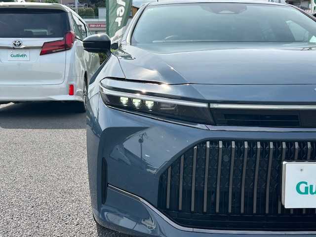 トヨタ クラウン Z 茨城県 2024(令6)年 1.2万km マッシブグレー ブラックパッケージ/純正ナビ/車外カメラ（バック・サイド）/ブラインドスポットアシスト/デジタルインナーミラー/ETC2.0/レーダークルーズコントロール/メモリ機能付きパワーシート/シートヒーター/エアシート/コーナーセンサー/LEDライト/純正AW