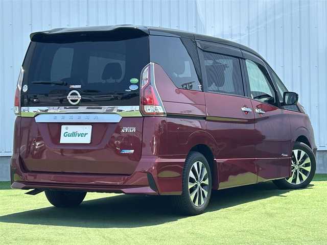 日産 セレナ ハイウェイスター Vセレクション 香川県 2017(平29)年 2.9万km マルーンレッド 2トーン フリップダウンモニター/アラウンドビューモニター/エマージェンシーブレーキ/インテリジェントルームミラー/LEDヘッドライト/プロパイロット/フルセグTV/両側パワースライドドア/オートブレーキホールド/コーナーセンサー/ステアリングスイッチ/アイドリングストップ/バイザー/純正フロアマット/プッシュスタート/横滑り防止装置/ドライブレコダー/ETC/スマートキー