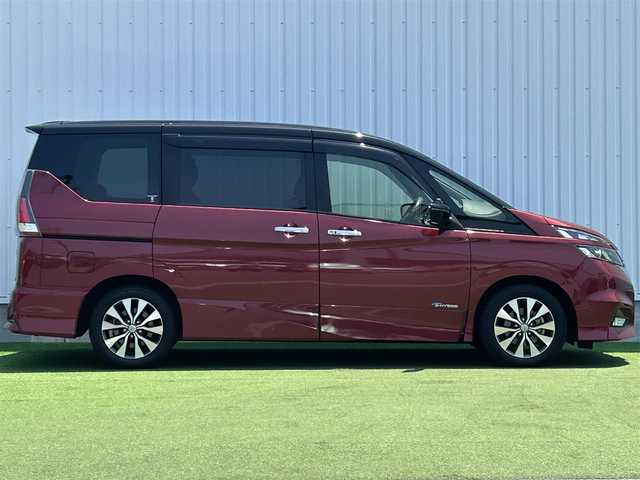 日産 セレナ ハイウェイスター Vセレクション 香川県 2017(平29)年 2.9万km マルーンレッド 2トーン フリップダウンモニター/アラウンドビューモニター/エマージェンシーブレーキ/インテリジェントルームミラー/LEDヘッドライト/プロパイロット/フルセグTV/両側パワースライドドア/オートブレーキホールド/コーナーセンサー/ステアリングスイッチ/アイドリングストップ/バイザー/純正フロアマット/プッシュスタート/横滑り防止装置/ドライブレコダー/ETC/スマートキー