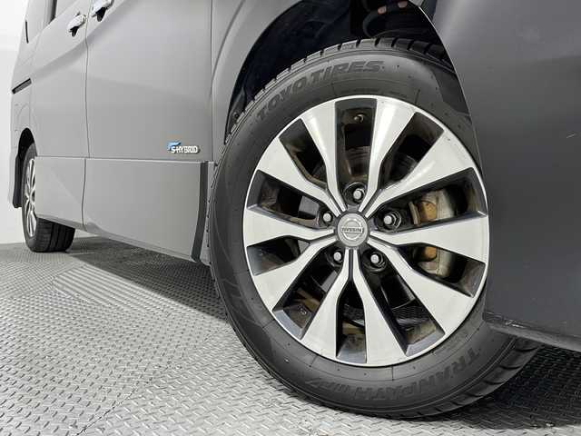 日産 セレナ ハイウェイスター G 広島県 2016(平28)年 4.8万km ダイヤモンドブラック 禁煙車/純正９型ナビ/フリップダウンモニター/アラウンドビューモニター/両側パワースライドドア/インテリジェントルームミラー/プロパイロット/ホールド機能付電動パーキングブレーキ/ドラレコ/ＥＴＣ/ＬＥＤヘッドライト/エアバッグ(運転席/助手席/サイド/カーテン)/純正16インチアルミホイール(195/60/R16)