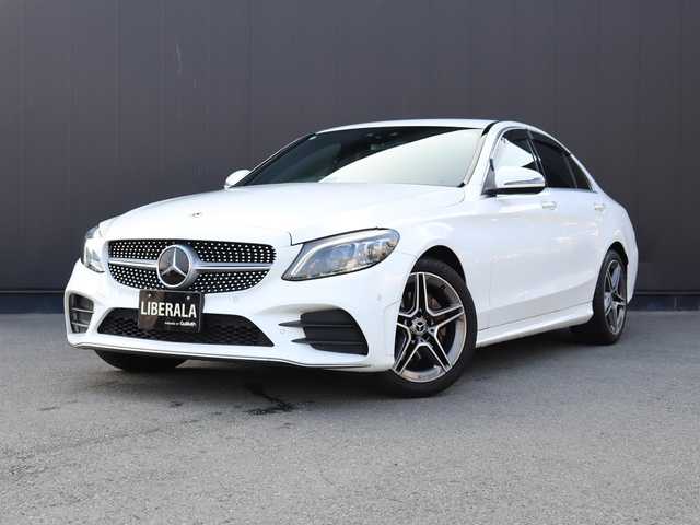 メルセデス・ベンツ Ｃ２２０ｄ アバンギャルド　AMGライン 静岡県 2019(令1)年 4.9万km ポーラホワイト 黒革/純正ナビ/フルセグTV/ACC/BSM/LKA/インテリジェントライトシステム/パドルシフト/アンビエントライト/キーレスゴー/純正ドアバイザー