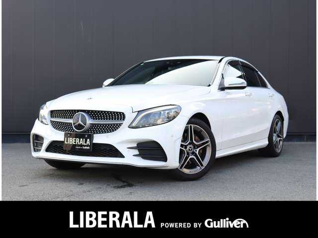 メルセデス・ベンツ Ｃ２２０ｄ アバンギャルド　AMGライン 静岡県 2019(令1)年 4.9万km ポーラホワイト 黒革/純正ナビ/フルセグTV/ACC/BSM/LKA/インテリジェントライトシステム/パドルシフト/アンビエントライト/キーレスゴー/純正ドアバイザー