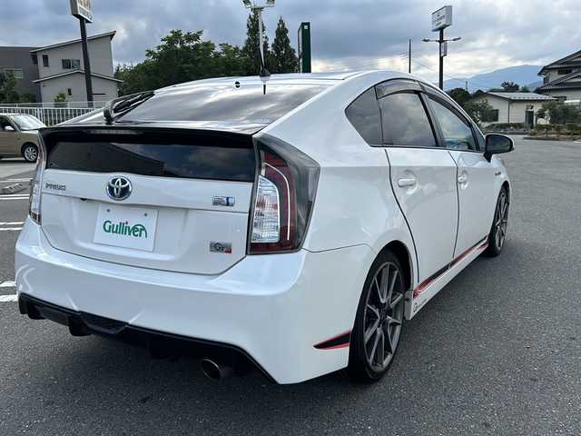 トヨタ プリウス S ツーリングセレ G’s 山梨県 2014(平26)年 4.8万km ホワイトパールクリスタルシャイン 純正ナビ/TV/BT/バックカメラ/CD/DVD/プッシュスタート/バックカメラ/ETC/純正アルミホイール/ドライブレコーダー/純正フロアマット/スマートキー/スペアキー1本/カーテンエアバッグ