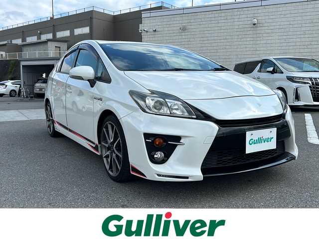 トヨタ プリウス S ツーリングセレ G’s 山梨県 2014(平26)年 4.8万km ホワイトパールクリスタルシャイン 純正ナビ/TV/BT/バックカメラ/CD/DVD/プッシュスタート/バックカメラ/ETC/純正アルミホイール/ドライブレコーダー/純正フロアマット/スマートキー/スペアキー1本/カーテンエアバッグ