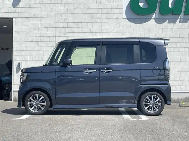 ホンダ Ｎ ＢＯＸ カスタム L 宮崎県 2023(令5)年 4万km メテオロイドグレーメタリック 純正SDナビ/（CD/DVD/AM/FM/BT/USB)/フルセグTV/バックカメラ/ステアリングスイッチ/レーダークルーズコントロール/左側パワースライドドア/車線逸脱警報機能/衝突防止機能/横滑り防止機能/クリアランスソナー/アイドリングストップ/D席/N席シートヒーターHDDナビ