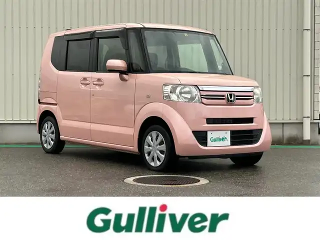 ホンダ Ｎ ＢＯＸ G 富山県 2016(平28)年 5万km プレミアムピンクパール フルセグTV/社外ナビ/Bluetooth/USB/横滑り防止装置/ドアバイザー/スマートキー/プッシュスタート/電動格納ミラー/オートエアコン/ベンチシート