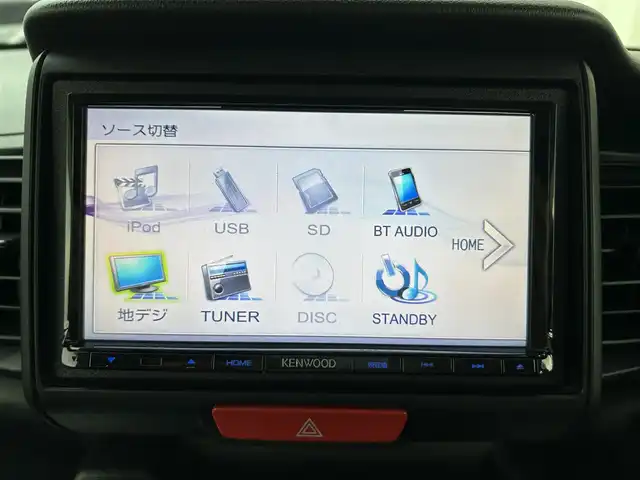 ホンダ Ｎ ＢＯＸ G 富山県 2016(平28)年 5万km プレミアムピンクパール フルセグTV/社外ナビ/Bluetooth/USB/横滑り防止装置/ドアバイザー/スマートキー/プッシュスタート/電動格納ミラー/オートエアコン/ベンチシート