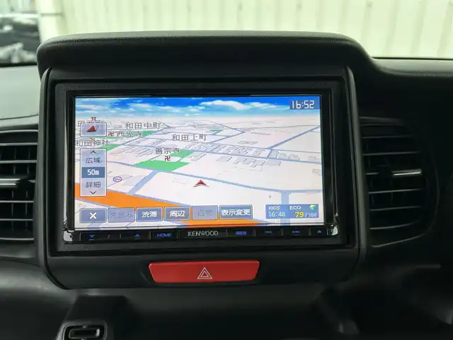ホンダ Ｎ ＢＯＸ G 富山県 2016(平28)年 5万km プレミアムピンクパール フルセグTV/社外ナビ/Bluetooth/USB/横滑り防止装置/ドアバイザー/スマートキー/プッシュスタート/電動格納ミラー/オートエアコン/ベンチシート