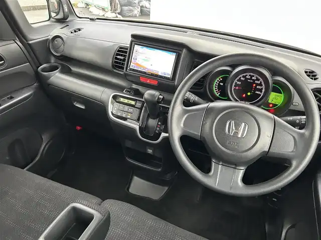 ホンダ Ｎ ＢＯＸ G 富山県 2016(平28)年 5万km プレミアムピンクパール フルセグTV/社外ナビ/Bluetooth/USB/横滑り防止装置/ドアバイザー/スマートキー/プッシュスタート/電動格納ミラー/オートエアコン/ベンチシート
