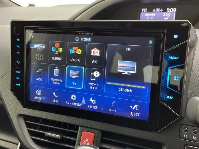 トヨタ ヴォクシー ZS 煌Ⅱ 新潟県 2019(平31)年 5.2万km ブラック ワンオーナー/カロッツェリアメモリナビ/　フルセグTV/Bluetooth/USB/HDMI/衝突被害軽減ブレーキ/レーンキープアシスト/クルーズコントロール/両側パワースライドドア/フリップダウンモニター/バックカメラ/ビルトインETC/コーナーセンサー/アイドリングストップ/レザー調シートカバー/LEDヘッドライト/オートマチックハイビーム/オートライト/ドアバイザー/保証書/取扱説明書/スマートキー