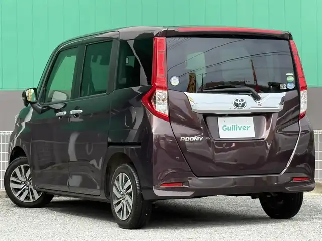 トヨタ ルーミー カスタムG S 千葉県 2018(平30)年 3.8万km プラムブラウンパールクリスタルシャイン 純正9インチナビ（AM/FM/CD/DVD/Bluetooth）/フルセグTV/バックカメラ/ETC2.0/両側パワースライドドア/クルーズコントロール/ドライブレコーダー/衝突被害軽減システム/横滑り防止装置/フォグランプ/ロールサンシェード/純正アルミホイール/純正フロアマット