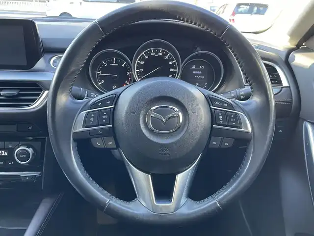 マツダ アテンザ セダン XD Lパッケージ 愛知県 2015(平27)年 4.7万km ソウルレッドプレミアムメタリック /ワンオーナー//クルーズコントロール//イモビライザー//衝突回避支援システム//誤発進抑制防止装置//ETC//レザーシート//プッシュスタート//パドルシフト//電動格納ミラー//オートエアコン//ステアリングスイッチ//レーンキープアシスト//シートヒーター//前ドラレコ//ドアバイザー//パワーシート//保証書・取説・スペアキー