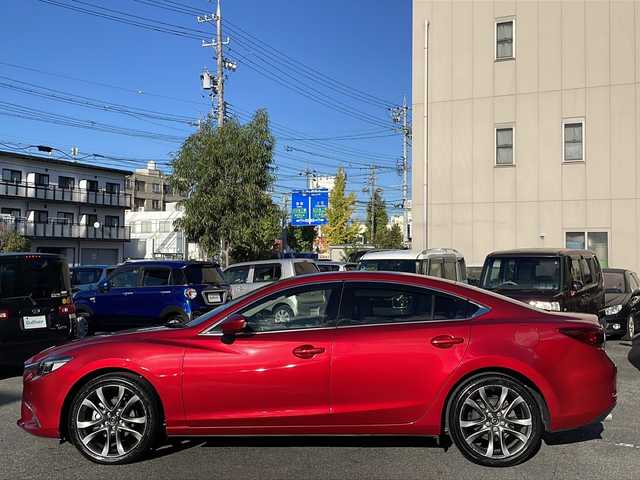 マツダ アテンザ セダン XD Lパッケージ 愛知県 2015(平27)年 4.7万km ソウルレッドプレミアムメタリック /ワンオーナー//クルーズコントロール//イモビライザー//衝突回避支援システム//誤発進抑制防止装置//ETC//レザーシート//プッシュスタート//パドルシフト//電動格納ミラー//オートエアコン//ステアリングスイッチ//レーンキープアシスト//シートヒーター//前ドラレコ//ドアバイザー//パワーシート//保証書・取説・スペアキー