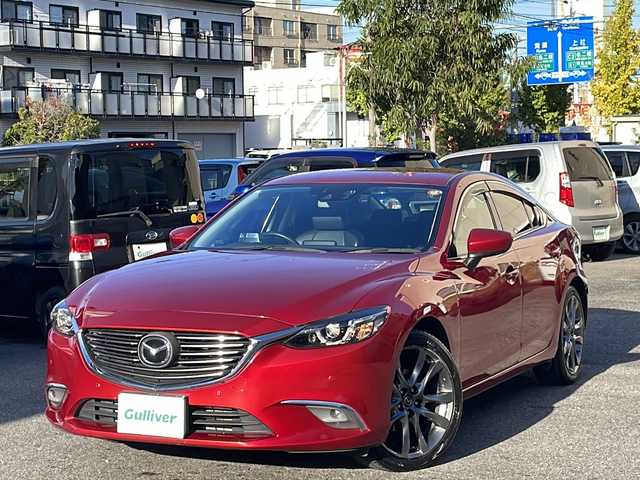 マツダ アテンザ セダン XD Lパッケージ 愛知県 2015(平27)年 4.7万km ソウルレッドプレミアムメタリック /ワンオーナー//クルーズコントロール//イモビライザー//衝突回避支援システム//誤発進抑制防止装置//ETC//レザーシート//プッシュスタート//パドルシフト//電動格納ミラー//オートエアコン//ステアリングスイッチ//レーンキープアシスト//シートヒーター//前ドラレコ//ドアバイザー//パワーシート//保証書・取説・スペアキー