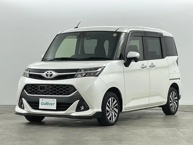 トヨタ タンク カスタムG S 福島県 2018(平30)年 2.2万km パールホワイトⅢ スマートアシストIII/・衝突被害軽減ブレーキ/・踏み間違い防止装置/・車線逸脱警報装置/社外7インチナビ/・型番：AVIC-RW501/・フルセグTV/BT/SD/CD/DVD/FM/AM/・前方ドライブレコーダー/・ETC/両側パワースライドドア/革巻きステアリング/・ステアリングリモコン/プッシュスタート/・スマートキー/電動格納ミラー/・ウィンカーミラー/・オートミラー/LEDヘッドライト/・フォグランプ/・オートライト/純正フロアマット/純正14インチAW