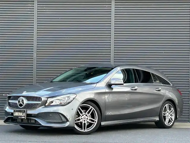 メルセデス・ベンツ ＣＬＡ１８０ Sブレイク AMG スタイル 茨城県 2017(平29)年 2.6万km マウンテングレー 後期型 /RSP /ACC /半革 /シートヒーター /ナビ /TV /Bカメラ /LEDヘッドライト /パワーテールゲート /レーンキープアシスト /ブラインドスポットアシスト /キーレスゴー /純正18インチアルミホイール /ETC /DVD /CD /パドルシフト /禁煙車