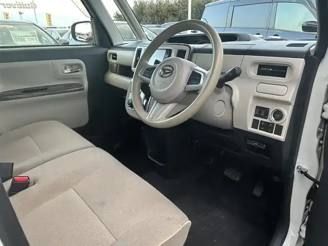 ダイハツ ムーヴ キャンバス G メイクアップ リミテッド　SAⅢ 島根県 2019(令1)年 4.3万km パールホワイトⅢ/ナチュラルベージュマイカメタリック 2トーン 登録時走行距離　42113km/取扱説明書/社外ナビ（Panasonic：CN-RE05WD）/（Bluetooth/CD/DVD/AM/FM)/フルセグテレビ/全周囲カメラ/両側パワースライドドア/電動格納ミラー/プッシュスタート/ドライブレコーダー/純正フロアマット/横滑り防止装置/コーナーセンサー/オートライト/オートハイビーム/衝突軽減システム/ETC2.0