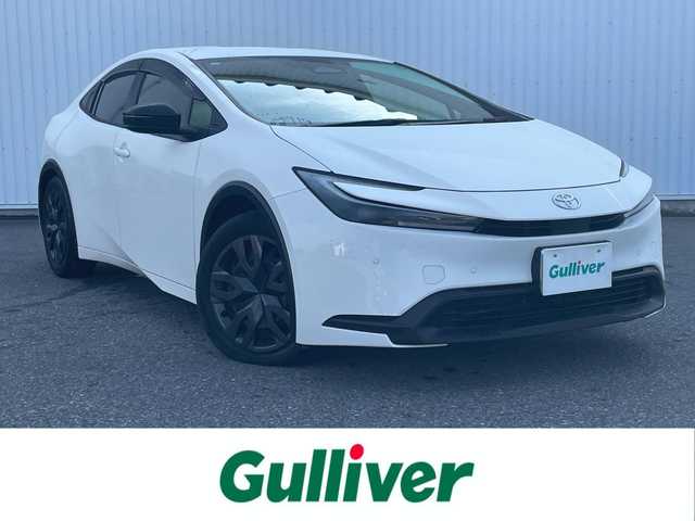 トヨタ プリウス X 滋賀県 2023(令5)年 5.9万km スーパーホワイトⅡ 純正8インチディスプレイオーディオ/(フルセグTV Bluetooth MiraCast)/トヨタセーフティセンス/・プリクラッシュセーフティ/・レーントレーシングアシスト/・車線逸脱警報/・レーダークルーズコントロール/・ブラインドスポットモニター/バックカメラ/ETC2.0/プッシュスタート/スマートキー/革巻きステアリング/ステアリングリモコン/純正フロアマット/LEDヘッドライト/オートマチックハイビーム