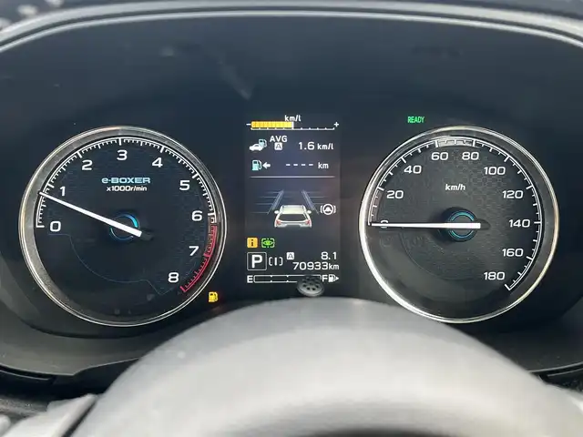 スバル フォレスター ハイブリッド アドバンス 秋田県 2019(平31)年 7.1万km クリスタルブラックシリカ ４WD/衝突軽減システム/LEDヘッドライト/純正SDナビ（DVD/CD/BT/AM/FM/USB）/フルセグ（走行中視聴不可能）/フロント/サイドカメラ/スバル純正１８インチアルミ（夏タイヤ装着）/スマートキー/アイドリングストップ/プッシュスタート/MTモード付AT/クルーズコントロール追従走行あり/レーンキープアシスト/コーナーセンサー/ダウンヒルアシストコントロール/ブラインドスポットモニター/ステアリングスイッチ/ステアリングヒーター/パドルシフト/前席パワーシート/運転席メモリ‐付パワーシート/全席シートヒーター/電動リアゲート/ドライブレコーダー/ビルトインETC/デジタルインナーミラー/電動パーキングブレーキ/オートブレーキホールド機能/純正フロアマット/純正ドアバイザー/オートライト/オートエアコン/パワーステアリング/パワーウィンドウ/ヘッドライトレベライザー/電動格納ウィンカーミラー/横滑り防止/盗難防止装置/寒冷地仕様/保証書/取扱説明書/記録簿/スペアキー×１