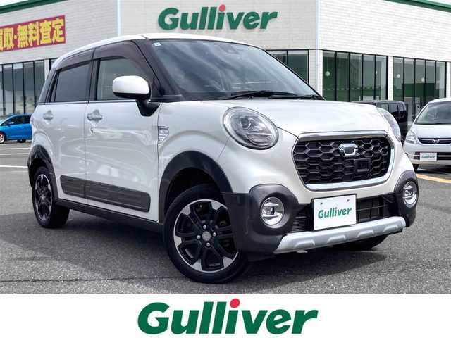ダイハツ キャスト アクティバ G ターボ SAⅡ 鳥取県 2017(平29)年 6.4万km パールホワイトⅢ ４WD・ターボ車/純正ディスプレイオーディオ/（CD/DVD/USB/BT）/バックカメラ/スマートアシスト/レーンキープアシスト/ETC/ドライブレコーダー/LEDヘットライト/純正15インチアルミホイール/プッシュエンジンスタート/アイドリングストップ/純正フロアマット/ドアバイザー/スマートキー×２