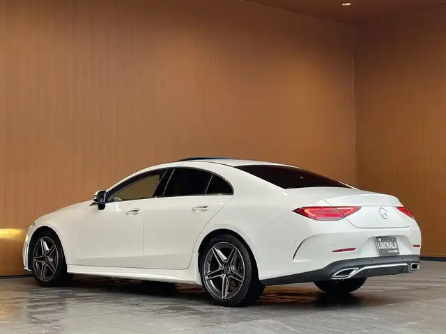 メルセデス・ベンツ ＣＬＳ２２０ｄ スポーツ エクスクルーシブPKG 愛知県 2020(令2)年 3.8万km ダイヤモンドホワイト 純正ナビ /フルセグTV /360度カメラ /レーダーセーフティパッケージ /前後ドラレコ/黒/茶内装 黒革 /全席シートヒーター /前席シートベンチレーション /ブルメスター /ヘッドアップディスプレイ/LEDヘッドライト/サンルーフ