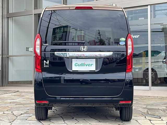 ホンダ Ｎ ＢＯＸ G･L ホンダセンシング カッパーブラウンスタイル 静岡県 2019(令1)年 3.5万km 黒Ⅱ 【安全装備】/ホンダセンシング/アダプティブ・クルーズ・コントロール（ACC）/・作動車速域：約30km/hから100km/h間/車線維持支援システム（LKAS）/・作動車速：約65km/hから100km/h間/・ステアリング制御/衝突軽減ブレーキ（CMBS）/・歩行者検知機能/・作動車速：約80km/h未満時/・対向車車速：約30km/hから80km/h時/誤発進抑制機能（前進）/・ミリ波レーダー検知：作動車速10km/h未満/歩行者事故低減ステアリング/・作動車速10km/hから40km/h間/路外逸脱抑制機能/・作動車速：約60km/hから100km/h間/先行車発進お知らせ機能/標識認識機能/オートハイビーム/誤発進抑制機能（後進）・ソナー検知：作動車速10km/h未満 /【主要装備】/純正ナビ　/フルセグテレビ　/バックカメラ　/両側パワースライドドア　/ビルトインＥＴＣ　/スマートキー　/プッシュスタート　/ドライブレコーダー　/社外１５インチアルミホイール　/ステアリングスイッチ