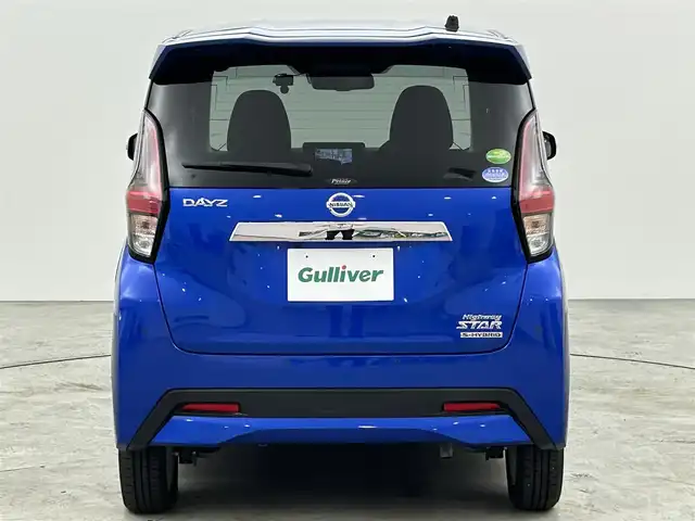日産 デイズ ハイウェイスターX 福岡県 2019(令1)年 4.8万km オーシャンブルーP 純正ナビ（フルセグＴＶ）　/アラウンドビューモニター　/３６０°ドライブレコーダー　/コーナーセンサー　/エマージェンシーブレーキ　/レーンキープ　/セーフティ・シールドスイッチ　/純正１４インチアルミホイール