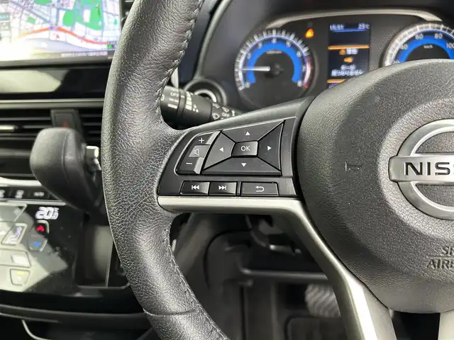 日産 デイズ ハイウェイスターX 福岡県 2019(令1)年 4.8万km オーシャンブルーP 純正ナビ（フルセグＴＶ）　/アラウンドビューモニター　/３６０°ドライブレコーダー　/コーナーセンサー　/エマージェンシーブレーキ　/レーンキープ　/セーフティ・シールドスイッチ　/純正１４インチアルミホイール