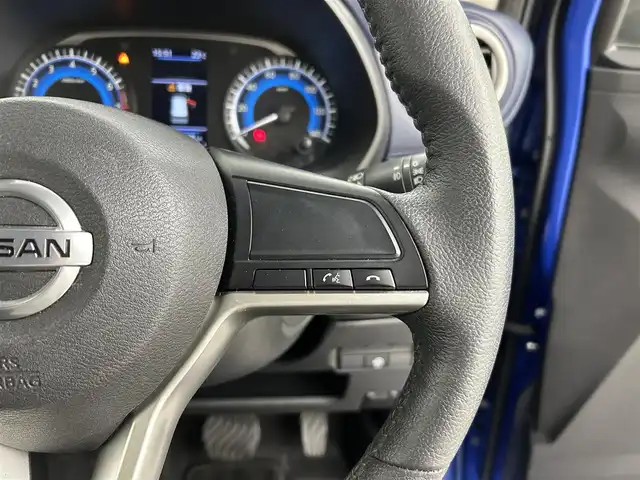 日産 デイズ ハイウェイスターX 福岡県 2019(令1)年 4.8万km オーシャンブルーP 純正ナビ（フルセグＴＶ）　/アラウンドビューモニター　/３６０°ドライブレコーダー　/コーナーセンサー　/エマージェンシーブレーキ　/レーンキープ　/セーフティ・シールドスイッチ　/純正１４インチアルミホイール