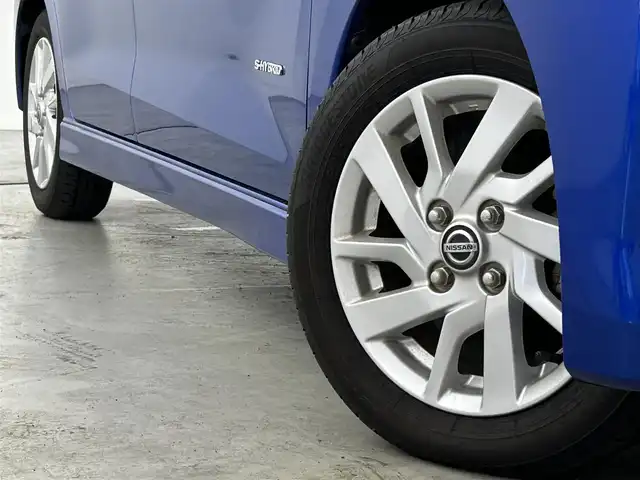 日産 デイズ ハイウェイスターX 福岡県 2019(令1)年 4.8万km オーシャンブルーP 純正ナビ（フルセグＴＶ）　/アラウンドビューモニター　/３６０°ドライブレコーダー　/コーナーセンサー　/エマージェンシーブレーキ　/レーンキープ　/セーフティ・シールドスイッチ　/純正１４インチアルミホイール