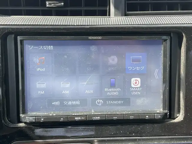 トヨタ アクア S スタイルブラック 千葉県 2019(平31)年 1.9万km ホワイトパールクリスタルシャイン トヨタセーフティセンス/　衝突軽減ブレーキ/レーンキープアシスト/　オートハイビーム/クリアランスソナー/社外メモリナビ(MDV-D307BT)/　ワンセグ/BT/DVD/CD/MSV/バックカメラ/ETC/アイドリングストップ/ハロゲンヘッドライト/オートライト/スマートキー/プッシュスタート/純正フロアマット