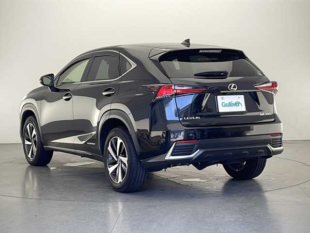 レクサス ＮＸ 300h バージョンL 長野県 2020(令2)年 4.5万km グラファイトブラックガラスフレーク 4WD/純正メモリナビ&フルセグTV&CD&DVD&USB&BT/アダプティブクルーズコントロール/レーントレーシングアシスト/プリクラッシュセーフティ/パーキングサポートアシスト/パーキングサポートブレーキ/ヘッドアップディスプレイ/ブラインドスポットモニター/クリアランスソナー/パワーバックドア/ハーフレザーシート/前席エアシート/前席シートヒーター/前席パワーシート/運転席シートメモリ/ステアリングスイッチ/ステアリングヒーター/パドルシフト/全方位カメラ/ビルトインETC2.0/LEDヘッドライト/オートライト/電動格納ミラー/ウィンカーミラー/ドアミラーヒーター/電動ホールド/オートホールド/純正18インチAW装着/純正フロアマット/純正ドアバイザー/プッシュスタート/スマートキー