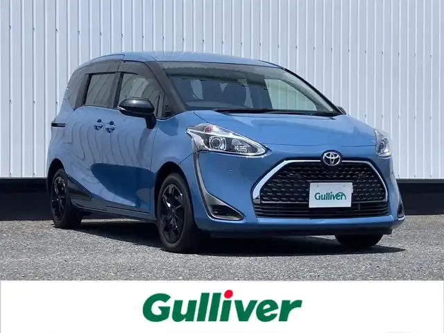 トヨタ シエンタ ファンベースG 千葉県 2022(令4)年 0.9万km グレイッシュブルー 純正7インチナビ/(フルセグTV　BT　AM　FM)/バックカメラ/衝突被害軽減システム/車線逸脱警報/両側パワースライドドア/横滑り防止装置/ETC/アイドリングストップ/LEDヘッドライト/オートライト/ウィンカーミラー/電動格納ミラー/シートリフター/プッシュスタート/スマートキー/フロアマット/ドアバイザー/スペアキー/取扱説明書/保証書