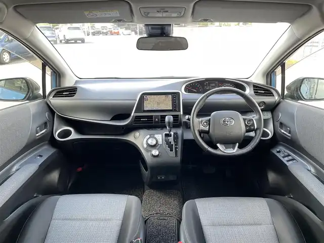 トヨタ シエンタ ファンベースG 千葉県 2022(令4)年 0.9万km グレイッシュブルー 純正7インチナビ/(フルセグTV　BT　AM　FM)/バックカメラ/衝突被害軽減システム/車線逸脱警報/両側パワースライドドア/横滑り防止装置/ETC/アイドリングストップ/LEDヘッドライト/オートライト/ウィンカーミラー/電動格納ミラー/シートリフター/プッシュスタート/スマートキー/フロアマット/ドアバイザー/スペアキー/取扱説明書/保証書