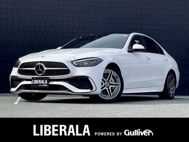 メルセデス・ベンツ Ｍ・ベンツ Ｃ２２０ｄ アバンギャルド　AMGライン 三重県 2023(令5)年 1.5万km パール オパリスホワイト/パノラミックスライディングルーフ/ヘッドアップディスプレイ/純正ナビ/全方位カメラ/フルセグTV/Bluetooth/アンビエントライト/ハーフレザーシート/パワーシート/シートヒーター/LEDヘッドライト/デジタルメーター/純正18インチアルミ/ETC車載器