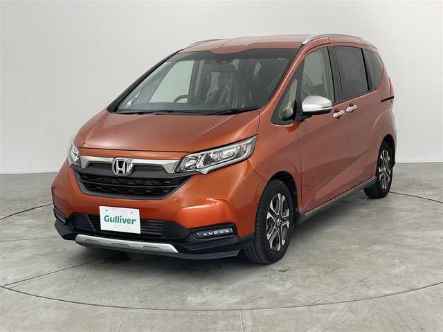 ホンダ フリード クロスター ホンダセンシング 愛知県 2020(令2)年 4.1万km プレミアムクリスタルオレンジM ホンダセンシング/・衝突軽減ブレーキ/・レーダークルーズコントロール　/・横滑り防止装置/・衝突軽減ブレーキ/・車線逸脱装置/純正ナビ/・Bluetooth/・フルセグTV/ステアリングリモコン/バックカメラ　/ハーフレザー　/ビルトインＥＴＣ　/ＵＳＢ　/両側パワースライドドア/ルーフレール　/ＬＥＤライト　/スマートキー　/アルミホイール　/ウォークスルー　