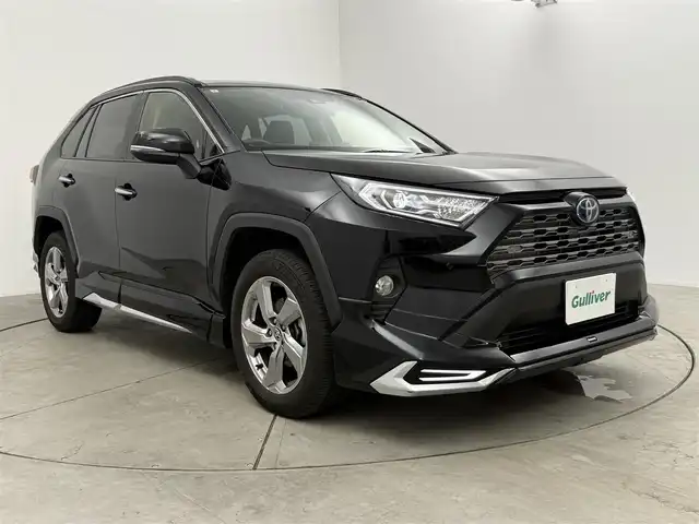 トヨタ ＲＡＶ４ ハイブリットG 愛知県 2021(令3)年 5.9万km アティチュードブラックマイカ モデリスタエアロ/サンルーフ/ALPINEナビ　X9NX/バックカメラ　/レザーシート　/シートヒーター　/パワーシート　/ステアヒーター　/ＢＳＭ　/衝突軽減ブレーキ/アダクティブクルーズコントロール　/ＥＴＣ　/ドラレコ　/電子パーキング　/ルーフレール　/18インチアルミホイール/保証書/取説/記録簿/スペアキー