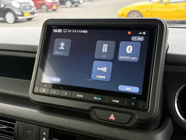 ホンダ Ｎ ＢＯＸ カスタム ターボ 大分県 2025(令7)年 0.2万km プラチナホワイトパール ・ナビ(BT/USB)/・フルセグテレビ/・バックカメラ/・両側パワースライドドア/・衝突軽減ブレーキ/・レーダークルーズコントロール/・コーナーセンサー/・ドライブレコーダー/・ETC/・シートヒーター/・ブレーキホールド/・パドルシフト/・ステアリングリモコン/・純正ホイール