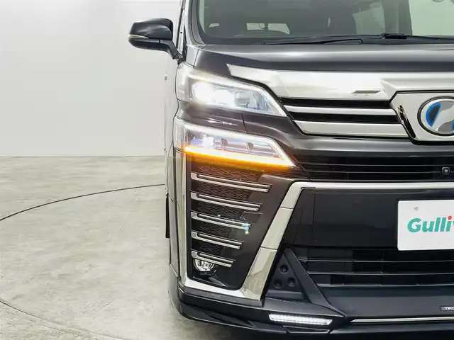 トヨタ ヴェルファイア ハイブリット ZR Gエディション 福島県 2018(平30)年 5.3万km ブラック プリクラッシュセーフティ/・レーダークルーズコントロール/・レーントレーシングアシスト/・パーキングサポートブレーキ/・アダプティブハイビームシステム/・インテリジェントクリアランスソナー/・ブラインドスポットモニター/TRDエアロ/純正ナビゲーション　/・BT/TV/AM/FM/CD/DVD/HDMI/・バックカメラ/360°カメラ/・ＥＴＣ/デジタルインナーミラー/ＪＢＬスピーカー/両側パワースライドドア/前後ドライブレコーダー/シートヒーターD席＋N席＋2列目シート/・エアシートD席＋N席/革巻きステアリング/・ステアリングスイッチ/・ステアリングヒーター/LEDライト/・フォグライト/・オートライト/電動格納ミラー/ドアバイザー