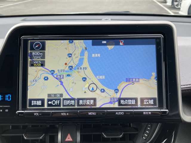 トヨタ Ｃ－ＨＲ G 佐賀県 2017(平29)年 7万km ホワイトパールクリスタルシャイン ワンオーナー/純正9インチナビ/バックカメラ/プリクラッシュセーフティ/レーンディパーチャーアラート/オートハイビーム/アダプティブクルーズコントロール/ブラインドスポットモニター/クリアランスソナー/電動パーキングブレーキ/オートブレーキホールド/ハーフレザーシート/シートヒーター/ドライブレコーダー/プッシュスタート/スマートキー/LEDヘッドライト/フォグライト/純正アルミホイール