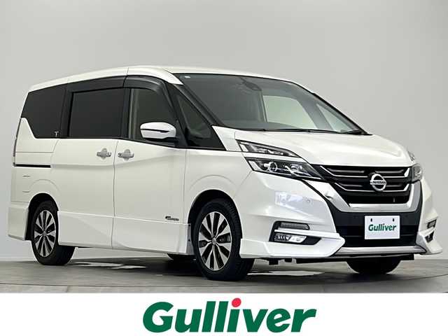 日産 セレナ ハイウェイスター プロパイロットED 大阪府 2017(平29)年 5万km ブリリアントホワイトパール 純正SDナビ/・フルセグTV/・BT AUDIO/プロパイロット/エマージェンシーブレーキ/純正フリップダウンモニター/バックカメラ/両側パワースライドドア/純正ドライブレコーダー/ETC/コーナーセンサー/LEDヘッドライト