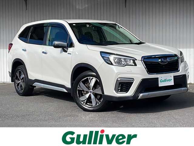 スバル フォレスター ハイブリッド アドバンス 長野県 2018(平30)年 5.2万km クリスタルホワイトP ４WD/アイサイト/純正8型ナビフルセグTV/バックカメラ・サイドカメラ/パワーバックドア/インテリジェントミラー/ハーフレザーシート/シートヒーター/パワーシート/ステアリングヒーター/純正18インチアルミ/保証書・取説/スペアキー
