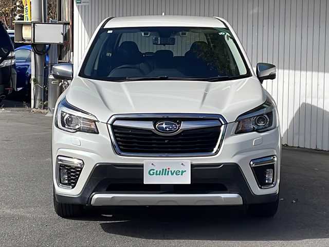 スバル フォレスター ハイブリッド アドバンス 長野県 2018(平30)年 5.2万km クリスタルホワイトP ４WD/アイサイト/純正8型ナビフルセグTV/バックカメラ・サイドカメラ/パワーバックドア/インテリジェントミラー/ハーフレザーシート/シートヒーター/パワーシート/ステアリングヒーター/純正18インチアルミ/保証書・取説/スペアキー