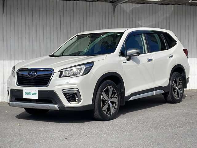 スバル フォレスター ハイブリッド アドバンス 長野県 2018(平30)年 5.2万km クリスタルホワイトP ４WD/アイサイト/純正8型ナビフルセグTV/バックカメラ・サイドカメラ/パワーバックドア/インテリジェントミラー/ハーフレザーシート/シートヒーター/パワーシート/ステアリングヒーター/純正18インチアルミ/保証書・取説/スペアキー