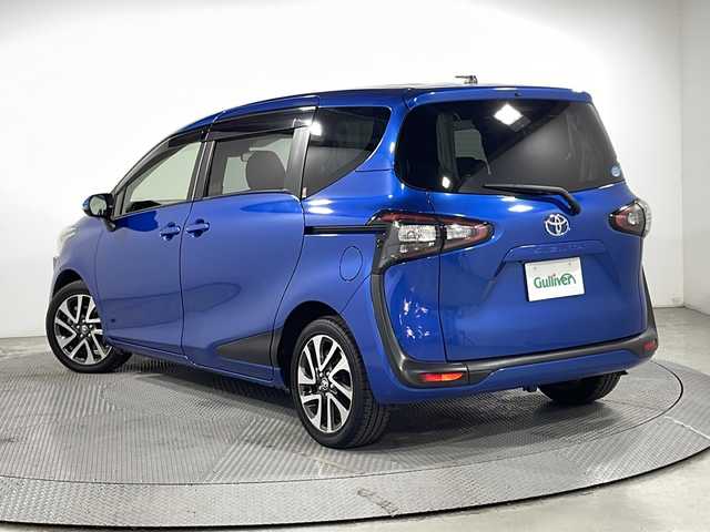トヨタ シエンタ G 広島県 2017(平29)年 4.2万km コバルトブルーメタリック 純正ナビ　/バックカメラ　/パワースライドドア　/レーンキープアシスト　/オートハイビーム　/オートライト　/衝突軽減ブレーキ　/フルセグ　/ＬＥＤヘッドライト　/ビルトインＥＴＣ　/フォグランプ　/Ｂｌｕｅｔｏｏｔｈ/純正16インチアルミホイール（195/50/R16）/エアバッグ（運転席/助手席）