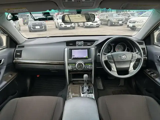 トヨタ マークＸ 250G Four 道南・函館 2015(平27)年 7万km ブラック /社外ＳＤナビ//ワンセグＴＶ//バックカメラ//寒冷地仕様//ワイパーデアイサー//スペアキー//ＥＴＣ//フロアマット//LEDヘッドライト//保証書//取扱説明書