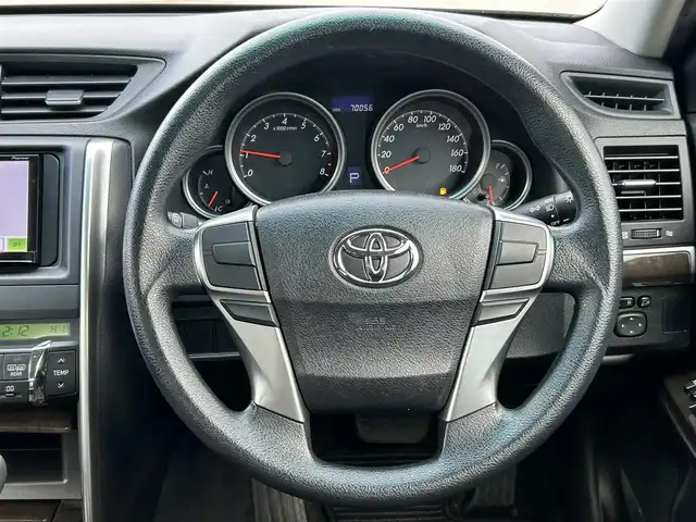 トヨタ マークＸ 250G Four 道南・函館 2015(平27)年 7万km ブラック /社外ＳＤナビ//ワンセグＴＶ//バックカメラ//寒冷地仕様//ワイパーデアイサー//スペアキー//ＥＴＣ//フロアマット//LEDヘッドライト//保証書//取扱説明書