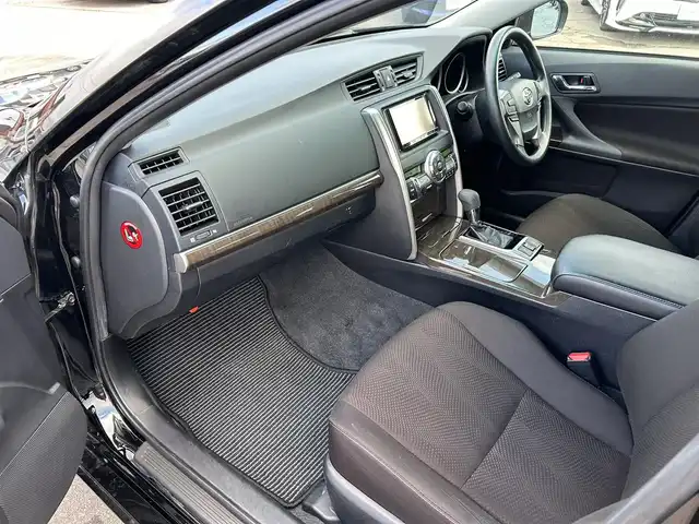 トヨタ マークＸ 250G Four 道南・函館 2015(平27)年 7万km ブラック /社外ＳＤナビ//ワンセグＴＶ//バックカメラ//寒冷地仕様//ワイパーデアイサー//スペアキー//ＥＴＣ//フロアマット//LEDヘッドライト//保証書//取扱説明書