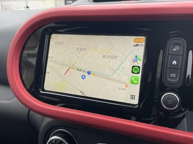 ルノー トゥインゴ ルコックスポルティフ 静岡県 2019(令1)年 2.4万km パール 200台限定モデル/専用エクステリア　インテリア/専用１６インチアロイホイール/EASY LINK  Bluetooth CarPlay対応/バックカメラ/シートヒーター /ブルーレンズドアミラー/車線逸脱警報/オートライト /プライバシーガラス /キーレス